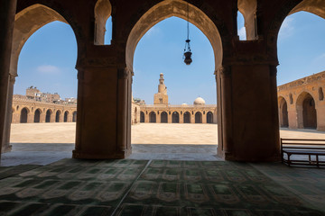 Fototapeta na wymiar The Mosque of Ahmad Ibn Tulun in Cairo, Egypt