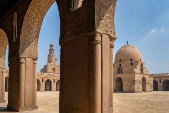 The Mosque Of Ahmad Ibn Tulun In Cairo, Egypt