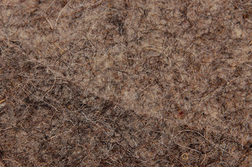 Fototapeta na wymiar texture felt brown with an overlay on other similar texture