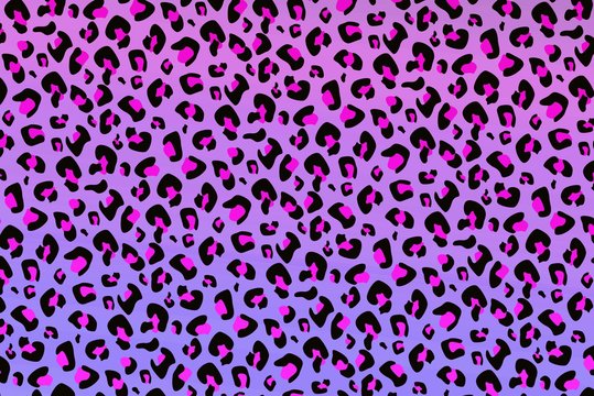 seamless pattern with leopard background