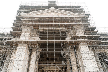 reconstruction of the Palace of Justice in Brussels Belgium