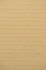 からし色のレンガ壁