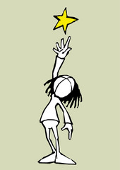 Star Stern Ziele Erfolg Ehergeiz