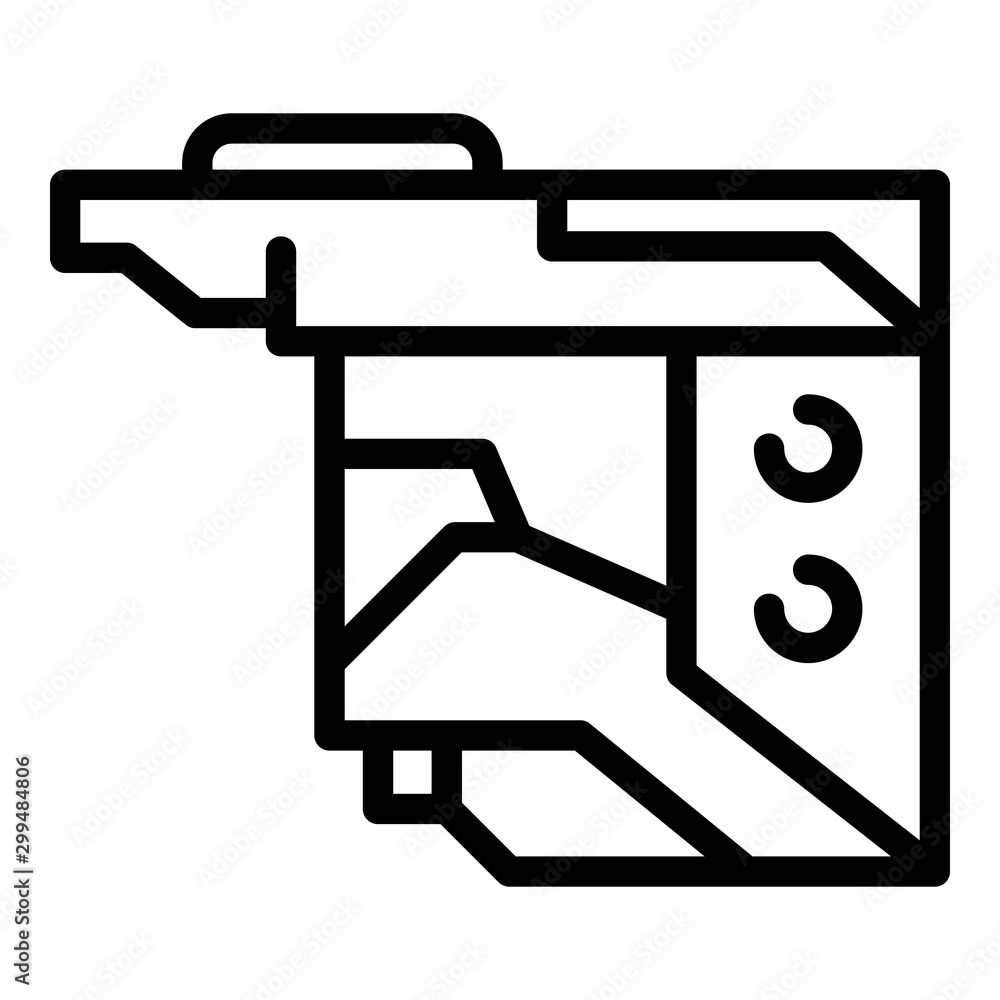 Poster modern cartridge icon. outline modern cartridge vector icon for web design isolated on white backgro