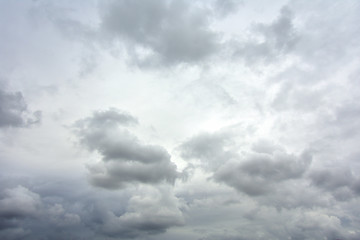 不穏な曇り空