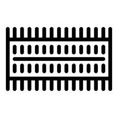 Smartphone ram memory icon. Outline smartphone ram memory vector icon for web design isolated on white background