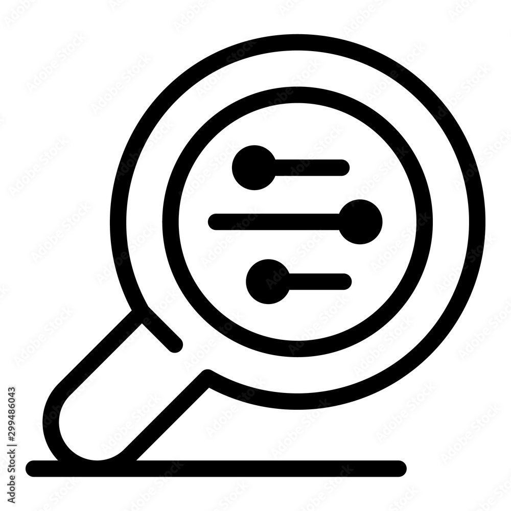 Poster fix phone options icon. outline fix phone options vector icon for web design isolated on white backg