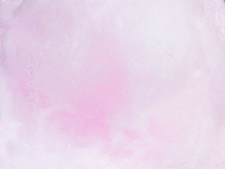 The texture of the pink cotton candy