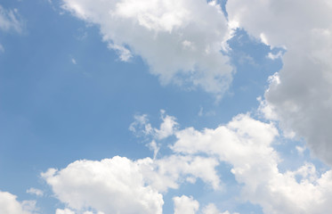 Blue sky and clouds background