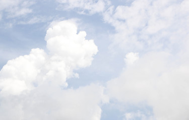 Blue sky and clouds background