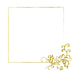 アンティーク風フレーム　蔦