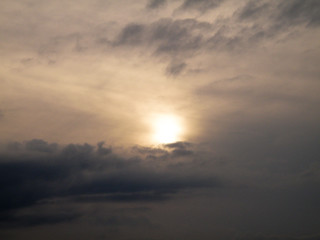 Fototapeta premium Beautiful sky at sunset