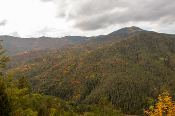 Natural landscape with blue sky in Spain