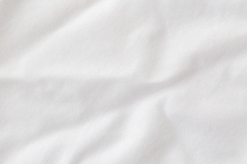 texture of white cotton fabric