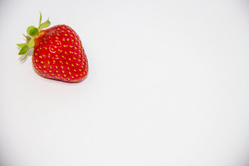 strawberries on a white background. Isolate
