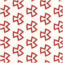 red Repetitive pattern background. Vintage decorative elements. Picture for creative wallpaper or design art work.