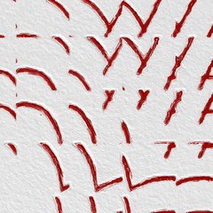 red Repetitive pattern background. Vintage decorative elements. Picture for creative wallpaper or design art work.