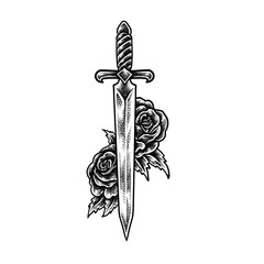 Blade Sword Roses