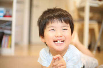 笑顔の男の子