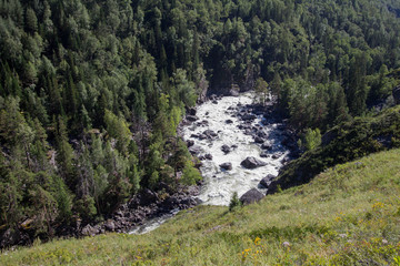 Obraz premium river in the mountains