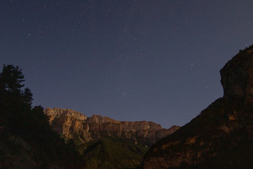 Natural landscape with blue sky in Spain