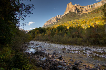 Natural landscape with blue sky in Spain