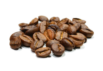 Coffee Beans on white background