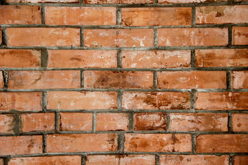 Texture of stained brick wall