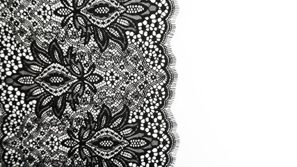 lace fabric black