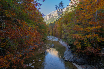 Natural landscape with blue sky in Spain