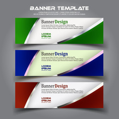 Fototapeta premium Business banner background.modern template design.vector illustration 