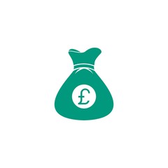 Sign of pound sterling vector icon illustration design 