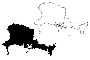 Chiriqui Province (Republic of Panama, Provinces of Panama) map vector illustration, scribble sketch Chiriqui map