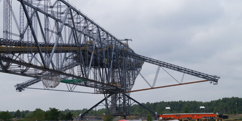 Besucherbergwerk Abraumf&ouml;rderbr&uuml;cke F60