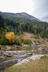 Natural landscape with blue sky in Spain