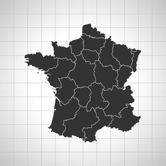 map of France