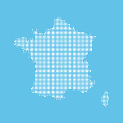 map of France