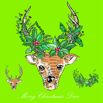 Merry Christmas Deer