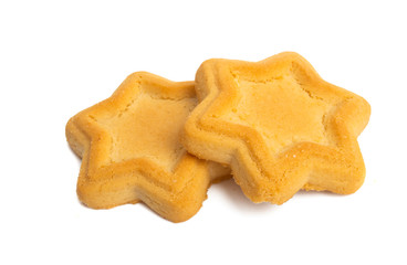 butter cookies isolated