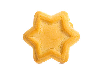 butter cookies isolated
