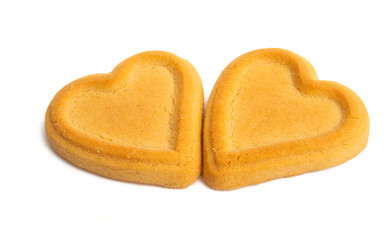butter cookies isolated