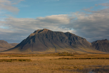 Fototapeta na wymiar View from Snaefellsnes peninsula in West Iceland.