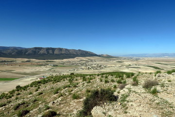 Paysage de la sierra Andalouse Espagne