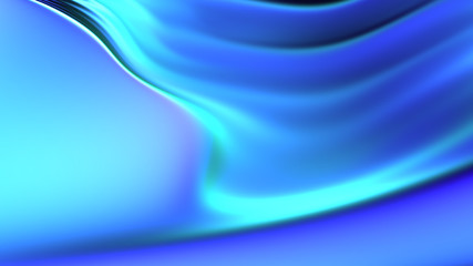 wavy pattern in graduated blue, abstract composition