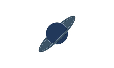 Mercury planet icon for space and astronomy designs