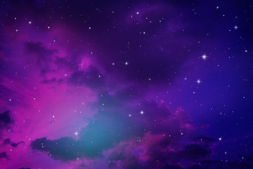 night sky with stars.