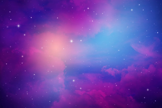 night sky with stars.