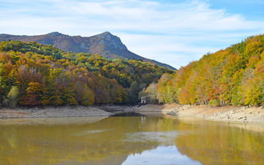 Embalse de Santa Fe, El Montseny Barcelona