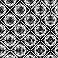 black and white tiled pattern