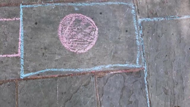 Video Of Chalk Graffiti Drawings and Letters Made By Children In A Park On A Warm Summer Day Video Of Chalk Graffiti Drawings and Letters Made By Children In A Park On A Warm Summer Day Video Of Chalk